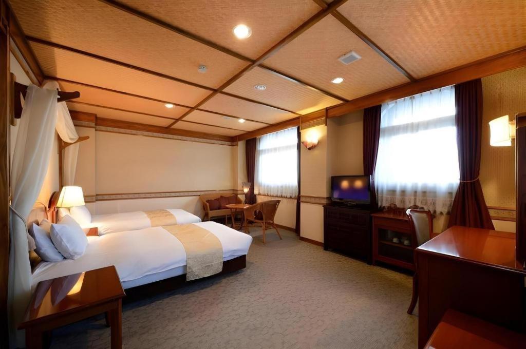 Hotel New Palace Aizuwakamatsu Exterior foto